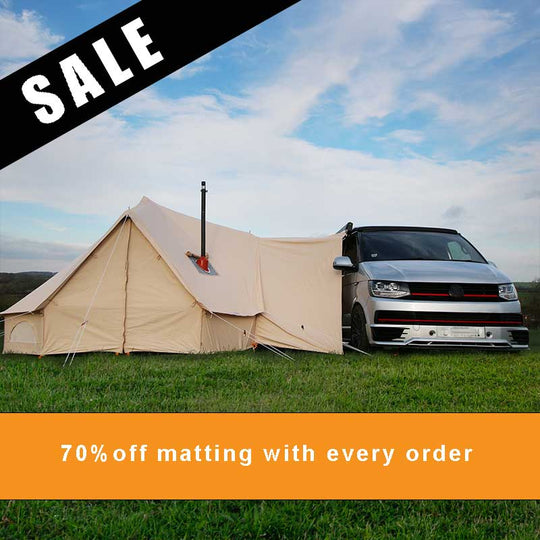 Glawning Double Door Tent / Driveaway Awning (Tent Only)