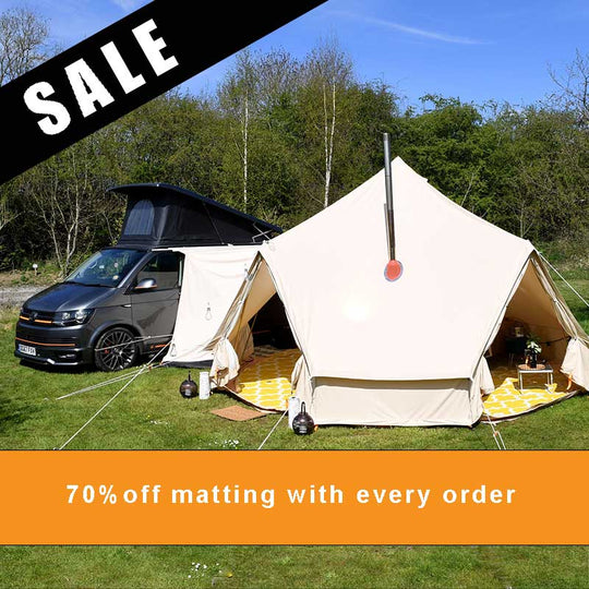 Glawning Triple Door Tent / Driveaway Awning (Tent Only)